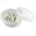60pcs Clear Twist Pins Couch Chair Car Sofa Headliner Repair Loose Drapery Crafts Upholstery Fixing Slipcovers and Bed-Skirt Fastened Accessories