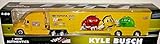 NASCAR Authentics 2017 Edition Kyle Busch MM's 1/64 Scale Hauler Trailer Tractor Semi Rig Transporter Truck Diecast