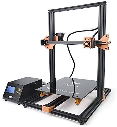 TEVO Tornado 3D Printer, DIY Printer 3D Printing impresora 3D Printer with Titan Extruder for PLA, ABS, TPU, Copper, Wood, and Flexible Filaments, 300 x 300 x 400mm Gold and Black