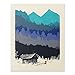 Wilderness Nature Lover Art Print Mountain Forest Outdoor Landscape Red Fox Rustic Cabin Wall Art National Park Winter Wildlife Animal Home Decor 18 x 24 Unframed Art Print