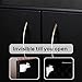 MAGNETIC LOCKS FOR CABINETS & DRAWERS - 4 LOCKS, 1 KEY + BONUS TAPE – CHILD SAFETY - EASY INSTALLATION: NO TOOLS