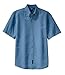 Port & Company Short Sleeve Denim Shirt (SP11) X-Large Ink Blue