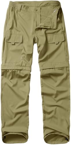 Amazon.com: Mens Hiking Pants Convertible Quick-Dry-Stretch
