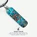 Orgone Pendant Necklace Attract Good Luck Happiness Youth- Crystal Healing Stones for E-Energy Protection - Aquamarine Crystal Necklace Spiritual Jewelry for Women - Chakra Stones Blue Crystal