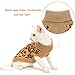 Mihachi Winter Warm Cat Sweater Turtleneck Puppy Pets Sweater Knit Vest Fashion Leopard for Cats Puppy Small Animals Brown Medium