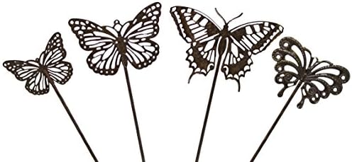 Mini Butterfly Picks w/Cut-Outs - Set of 12
