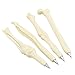 MXXGMYJ MagicW Novelty Bone Shape Ballpoint Pens Finger Skull Bone Pen For Nurse Doctor Stationery Crazy Student Gift Pack of 10