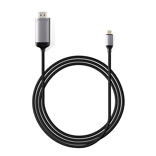 MINIX NEO C-4K, Ultra High Performance USB-C to 4K @ 60Hz HDMI Cable (Length - 180cm) - Space Gray [Universal Compatibility - Windows, Mac and Chrome OS]. Sold Directly by MINIX Technology Limited.