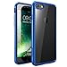 i-Blason iPhone7-Halo-Clear/Navy Scratch Resistant Halo Series Case Designed for iPhone 7 /iPhone 8- Clear/Navy