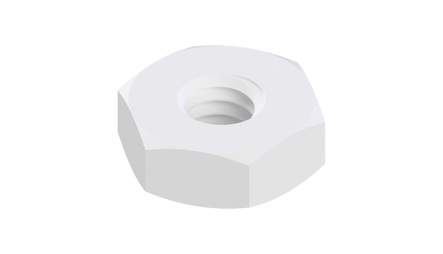 Nylon Hex Nuts, 832, 100 Pack for VEX Robotics 8