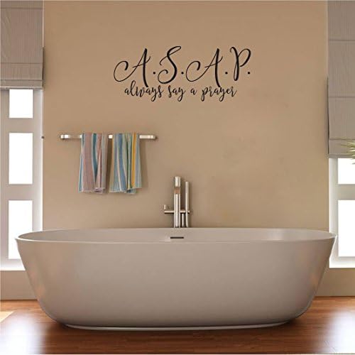 ASAP Always Say A Prayer Vinyl Wall Words Decal Sticker Graphic