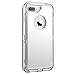 MAXCURY for iPhone 8 Plus, iPhone 7 Plus Case, Heavy Duty Anti-Shock Hybrid Protective Clear TPU & PC 3 in 1 Dual Layer Shockproof Cover for iPhone 6 Plus/6s Plus in 5.5 Inch (Clear)