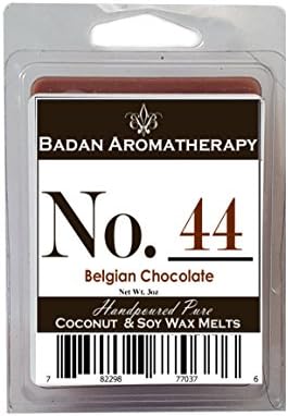 Badan Belgian Chocolate Scented Wax Melts, Coconut and Soy Wax Paraffin Free Tarts 1 Pack