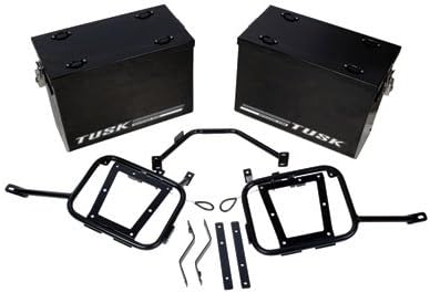 Aluminum Panniers with Pannier Racks Large Black for KTM 1290 Super Adventure S 2018