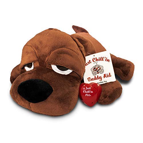 Just Chill In Pets Heartbeat Puppy Toy Separation Anxiety Pillow