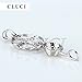NY Jewelry 925 Sterling Silver Rose Design Pearl Cage Locket Pendants for Women Jewelry Making