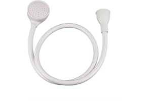 KUJOBUY Universal Portable Sink Hose Faucet Sprayer Handheld Hose Faucet Shower Head Spray Hose for Bathing Baby Pets Shower Washing Hair Rinsing Vegetables Utility Sink