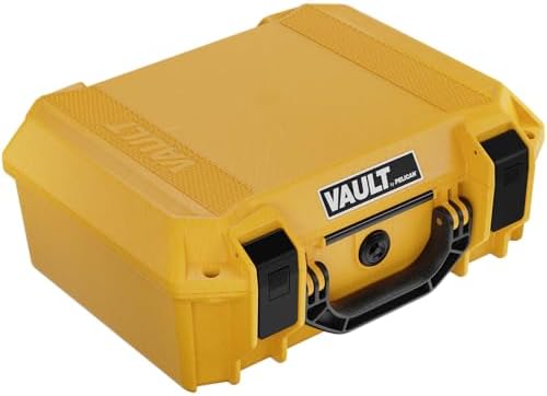 Amazon.com: Pelican Vault V100 Long Case with Foam (Yellow