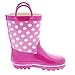 Minnie Mouse Kids Rain Boots (11/12 M US Little Kid, Polka Dot Pink)