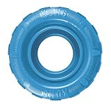 KONG - Puppy Tires - Soft Rubber Chew Toy and Treat Dispenser - For Medium/Large Puppies (Includes One Toy, Color May Vary)