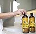 Argan Oil Shampoo Sulfate Free - Natural Clarifying & Volumizing, Gentle on Curly & Color Treated Hair, Deep Conditioning Hair Growth Treatment Anti Dandruff & Hair Loss Formula For Men & Women 16 oz