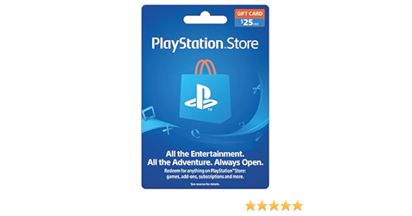 Amazon Com Sony Playstation Gift Card 25 Gift Cards