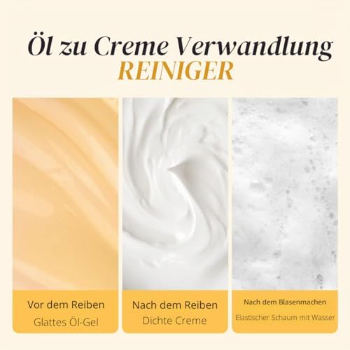 Reinigungscreme mit italienischem weißem Trüffelrücklauföl, vegane Hautpflege, einfache Reinigung in einem Schritt für Talg und Make-up-Entfernung