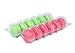 Backery Supply Plastic Clear Macaron Insert with Clip Closure Holds 12 Macarons (Case of 100 Sets)
