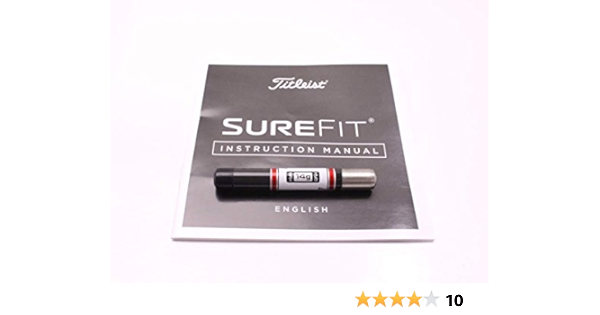 Amazon Com Titleist Surefit 14g Draw Fade Hybrid Weight W Instruction Manual Sports Outdoors