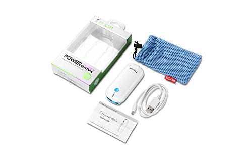 Portable Travel Charger for iPhone X,iPhone 8/8 Plus 7 Plus 6S 6, iFlash 4400mAh Power Bank External Backup Battery with 1A Charging Output for Samsung S9 S8 S7 S6 Edge Active Mini & Other Smartphone