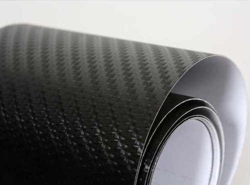 Gotobuy - 25"x 60" 3D Flexible Carbon Fiber Black Car Vinyl Wrap Sheet Roll Film & Carbon Fiber Wrap/Skin for Apple IPhone Ipad etc.