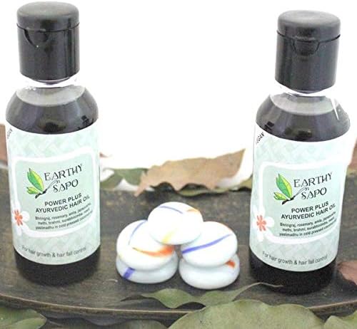 Earthy Sapo Power Plus Ayurvedic Hair oil - 100 ml (3.38 OZ)