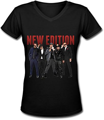 R&amp;B Urban Soul New Edition Tour 2016 V Neck T Shirt For Women