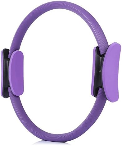Pilates Ring Pro - 14 inch - Ultra Fit Inner Thigh Magic Circle - Balanced Body Therapeutic Resistance Toning Men & Women - Purple