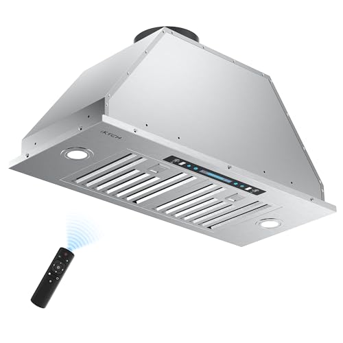 IKTCH 30 inch Insert Range Hood 900 CFM, Ducted/Ductless Vent Hood