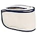 Household Essentials 900 Polyester Cotton Canvas Iron Caddy Storage Bag, Natural, Blue Trim