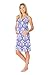 Baby Be Mine Maternity Nursing Gown Sleeveless Nightgown Pregnancy (Large, Brie)