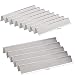 Hisencn Replacement Stainless Steel Flavorizer Bars, Heat Shield Plate Tent Deflector for Weber Platinum Series I and II, and Genesis 1000-5500 Gas Grills, 7538, Set of 13, 8 Short & 5 Long Bars