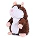 Lovely Talking Hamster Toys Repeats What You Say Plush Buddy Mouse for Children Gift by Forart