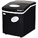 NewAir Counter Top Ice Maker Machine (Black), Compact Automatic Ice Maker, Cubes Ready in 6 Minutes, 28 Pounds in 24 Hours - Perfect for Home/Kitchen/Office/Bar