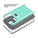 ULAK Note 3 Case, Galaxy Note 3 Case - 2in1 Slim Hybrid Soft TPU Hard Back Cover Dual Layer Protective Case for Samsung Galaxy Note 3 III N9000 All Carriers-Mint Green/Gray
