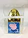 New Peppa Pig Inspired GOLD Surprise Egg, with Peppa Pig Figure, Stamper, Stickers, Peppa Pig Marker or Themed Toy, Candy and more Large 5.5 (Exclusively by Abundant Gifts)