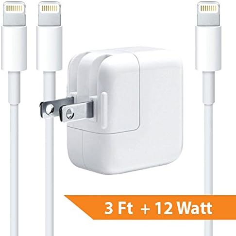 iPhone 6 Plus USB Sync and Charge [3PCS] [3ft] Cables with Wall Charger for iPhone 6s / 6 / SE / Plus