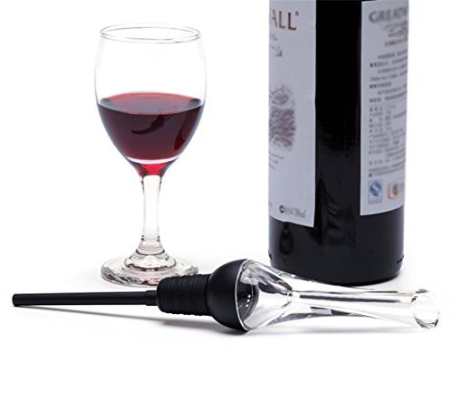 VOYAGE Wine Aerator Pourer -Wine Stopper Performer - Premium Aerating Pourer And Decanter Spout - Best Wine Aerator Pourer Gift Set