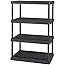 Amazon.com: HDX 36” x 72” 5-Tiered Ventilated Plastic Storage Shelving ...