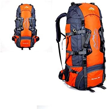 JIN 80L professional climbing Kit outdoor sports waterproof backpack , orange