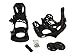 Snowboard bindings Men's Premium Bindings Black Size Large fit 9-14 US Sizes