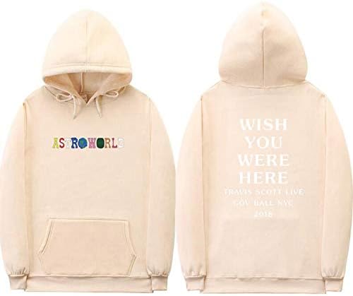 Travis Scott Astroworld Hoodies Letter Print Hoodie Streetwear Man Woman Pullover Sweatshirt
