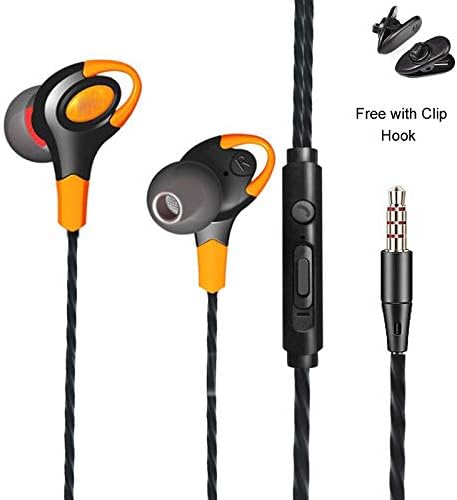 13best EZ451 Sports Earphone with Vol Up Down button for Android Mobiles, iPhone, IPad, Tablets, Laptops, Computers