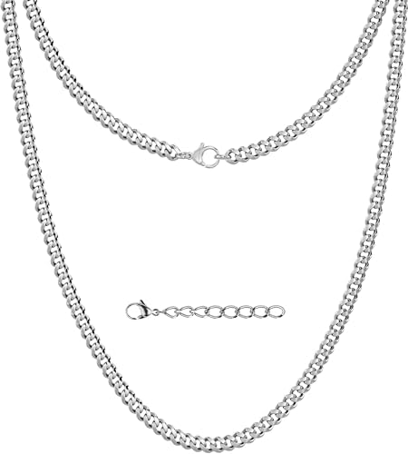 Jewelry Stainless Steel Cuban Link Chain Choker Stainless Steel Chain Choker, Thick Cuban Stainless Steel Chain